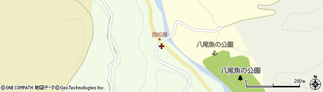 富山県富山市八尾町西松瀬202周辺の地図