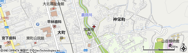 長野県大町市大町1034周辺の地図