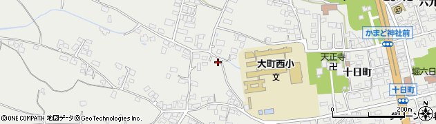 長野県大町市大町北原町4820周辺の地図