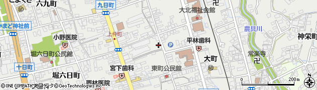 長野県大町市大町2528周辺の地図