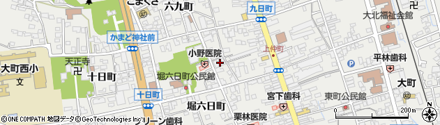 長野県大町市大町4155周辺の地図