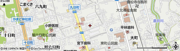 長野県大町市大町2518周辺の地図