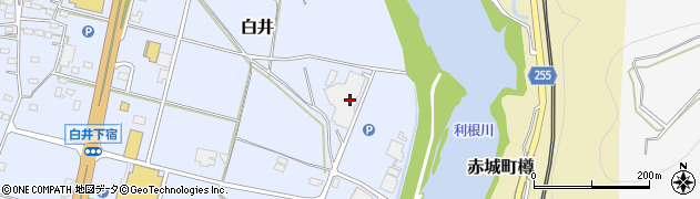 渋川広域斎場しらゆり聖苑周辺の地図