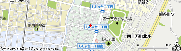 石川県金沢市しじま台周辺の地図