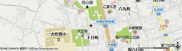 長野県大町市大町十日町4716周辺の地図