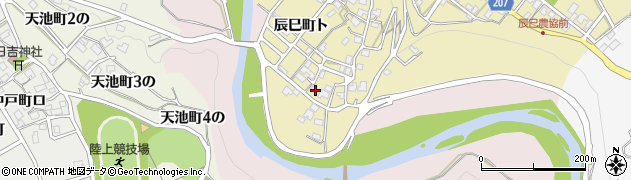 石川県金沢市辰巳町ト17周辺の地図