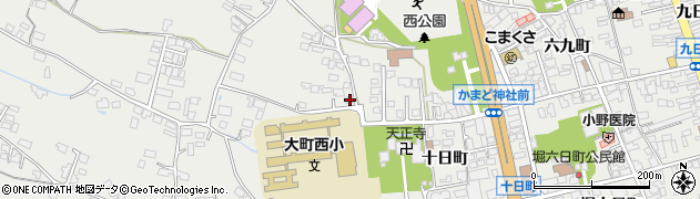長野県大町市大町十日町4773周辺の地図