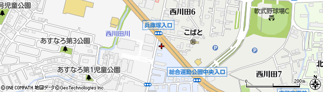 ガーデン 西川田店(garden)周辺の地図