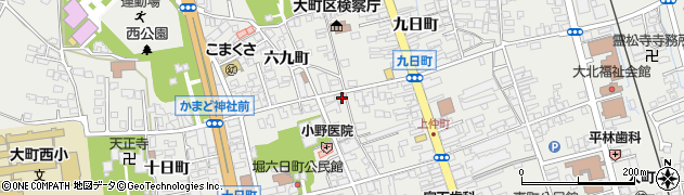 長野県大町市大町4151周辺の地図