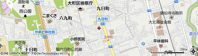 長野県大町市大町4143周辺の地図