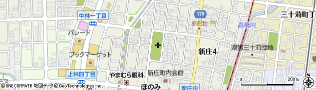 新庄ひばり公園周辺の地図