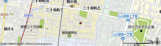 石川県金沢市三十苅町（丙）周辺の地図