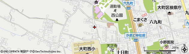 長野県大町市大町4771周辺の地図