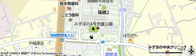 栃木県宇都宮市瑞穂周辺の地図