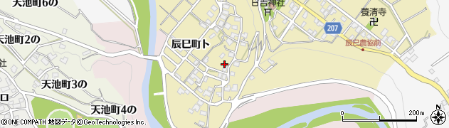石川県金沢市辰巳町（７の）周辺の地図