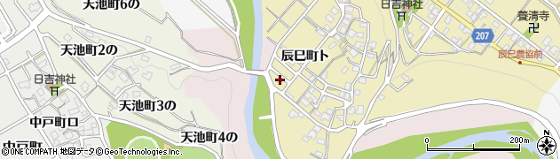石川県金沢市辰巳町ト86周辺の地図