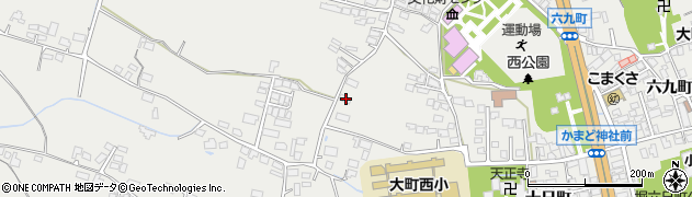 長野県大町市大町十日町4750周辺の地図