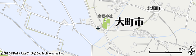 長野県大町市大町北原町4周辺の地図