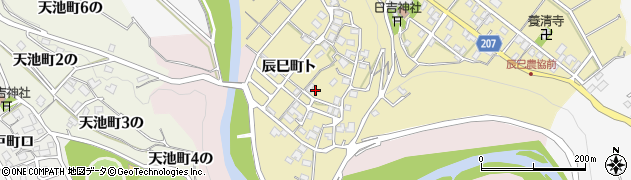 石川県金沢市辰巳町ト周辺の地図