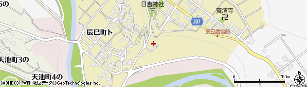 石川県金沢市辰巳町（１６の）周辺の地図