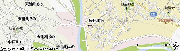 石川県金沢市辰巳町ト84周辺の地図