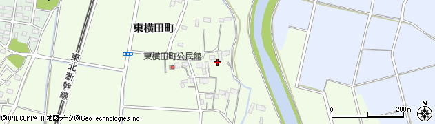 栃木県宇都宮市東横田町372周辺の地図