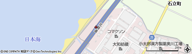 石川県白山市鹿島町る周辺の地図