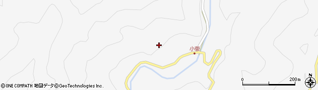 長野県大町市八坂小菅周辺の地図