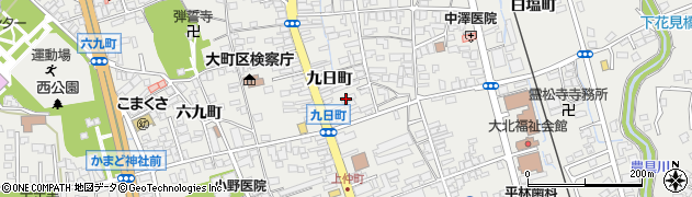 長野県大町市大町2475周辺の地図