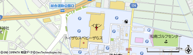 イオン松任店周辺の地図