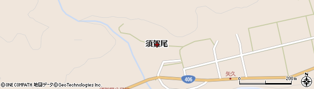 群馬県吾妻郡東吾妻町須賀尾周辺の地図