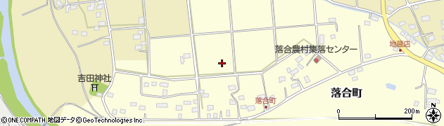 茨城県常陸太田市落合町周辺の地図