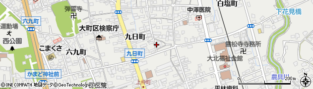 長野県大町市大町2484周辺の地図