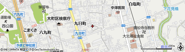 長野県大町市大町2476周辺の地図