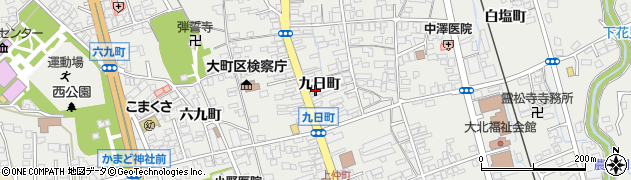 長野県大町市大町2465周辺の地図