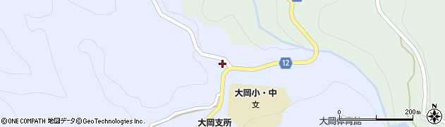 ＪＡグリーン長野　大岡支所・大岡給油所周辺の地図