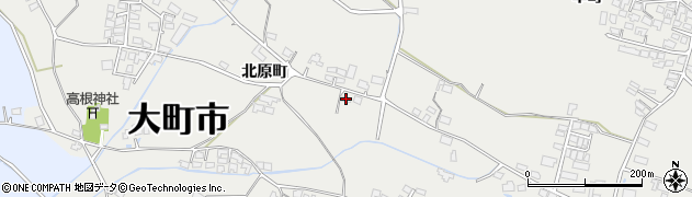 長野県大町市大町北原町4925周辺の地図