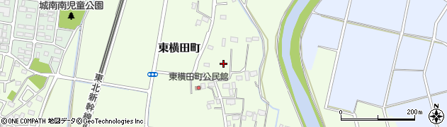栃木県宇都宮市東横田町周辺の地図