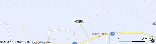栃木県鹿沼市下粕尾周辺の地図