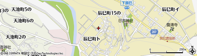 石川県金沢市辰巳町ト71周辺の地図