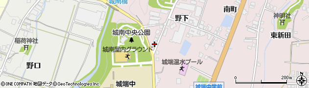 富山県南砺市城端2987周辺の地図