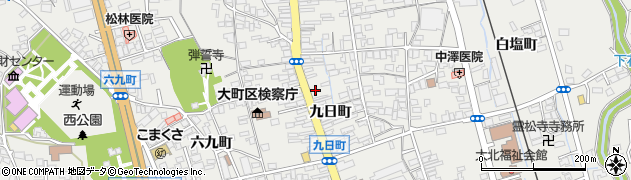 長野県大町市大町2457周辺の地図