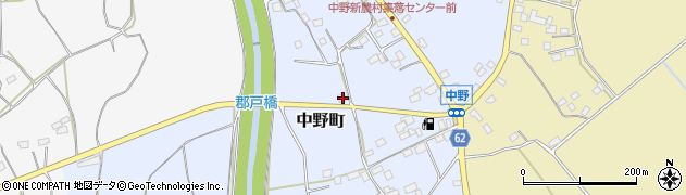 茨城県常陸太田市中野町839周辺の地図