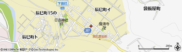 石川県金沢市辰巳町（イ）周辺の地図