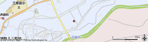 群馬県渋川市赤城町上三原田周辺の地図