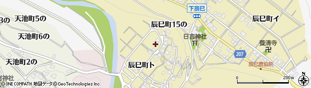石川県金沢市辰巳町ト69周辺の地図