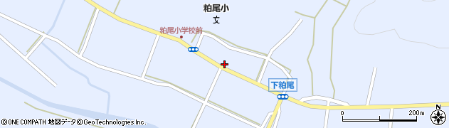 栃木県　警察本部鹿沼警察署粕尾駐在所周辺の地図