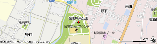 富山県南砺市城端305周辺の地図