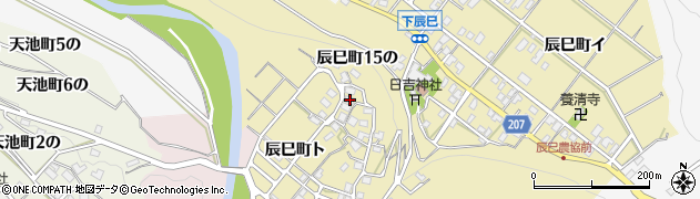 石川県金沢市辰巳町ト63周辺の地図