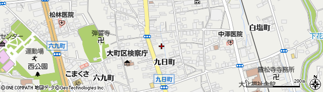 長野県大町市大町2456周辺の地図
